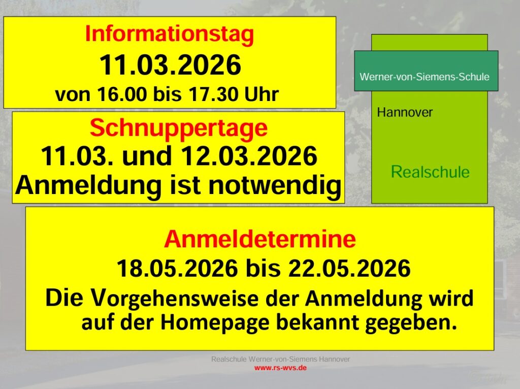 Read more about the article Wichtige Infos