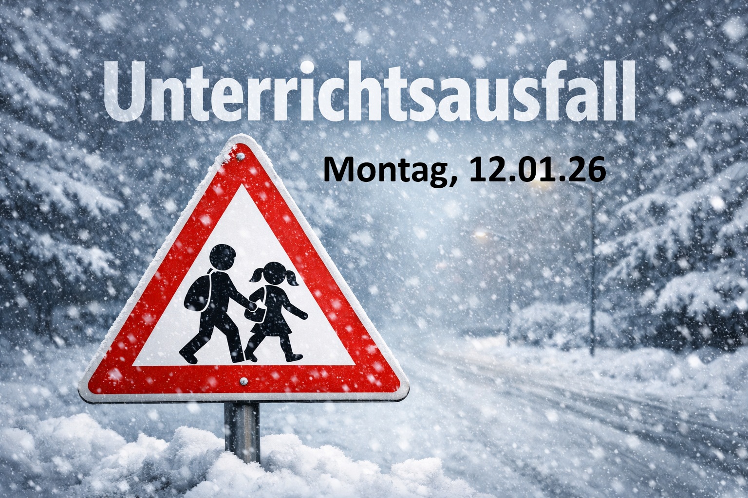 You are currently viewing Unterrichtsausfall – Montag, 12.01.26